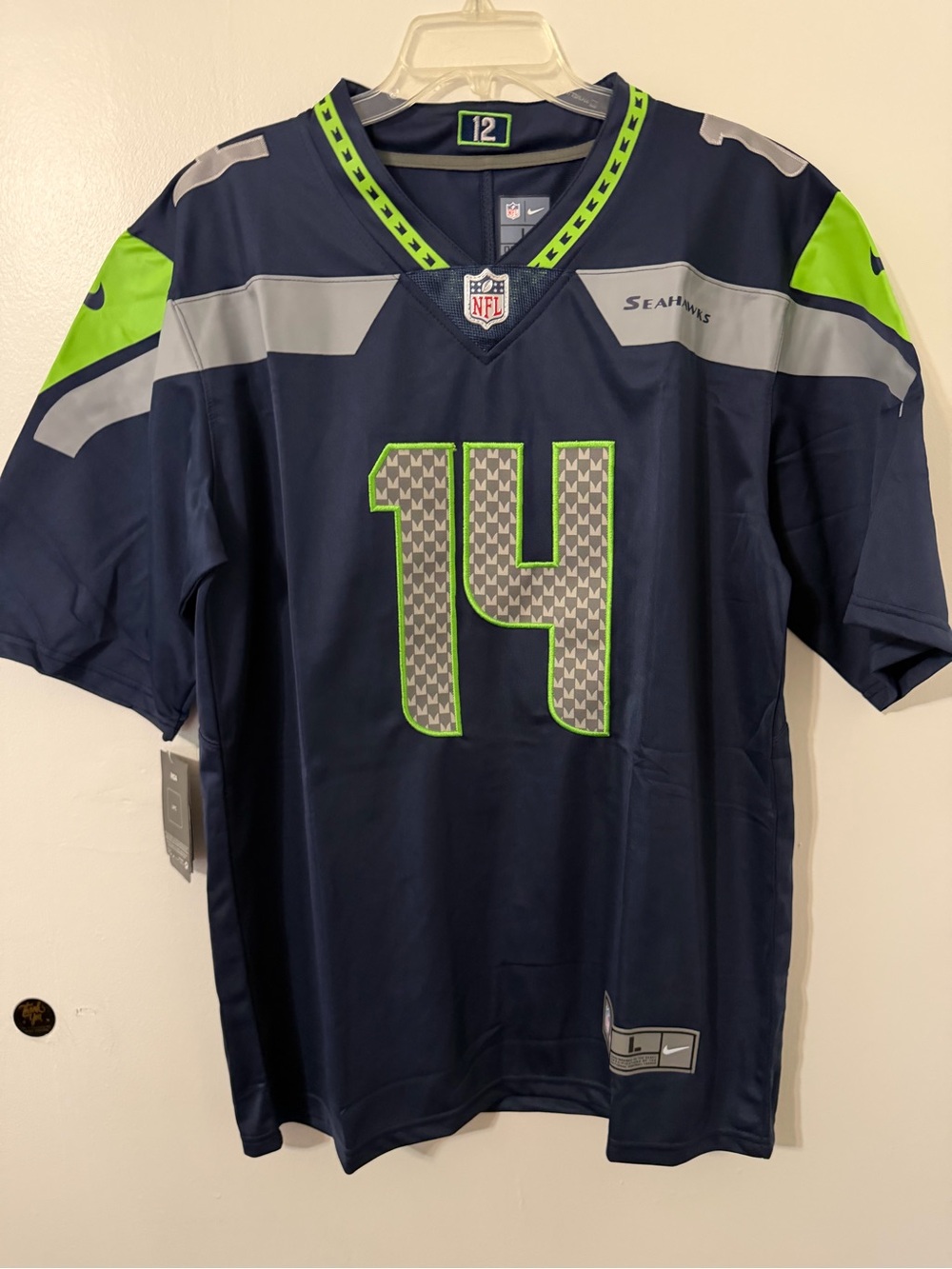Seattle Seahawks Navy & Green NFL Jersey - #14